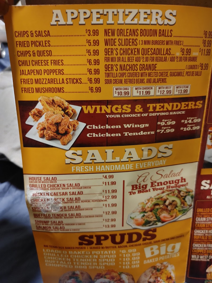 9er's Grill Menu - Image 5